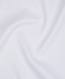 Thomas Mason White Tailored Fit Wave Dobby Dress Shirt