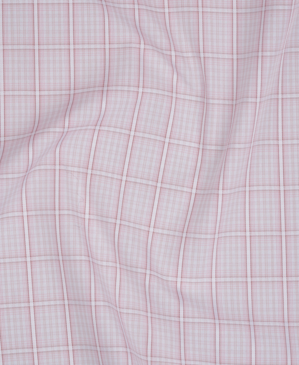 Thomas Mason Pink Tailored Fit Poplin Gradient Check Dress Shirt