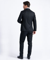Black Myles Super 110's Soft Construction Suit