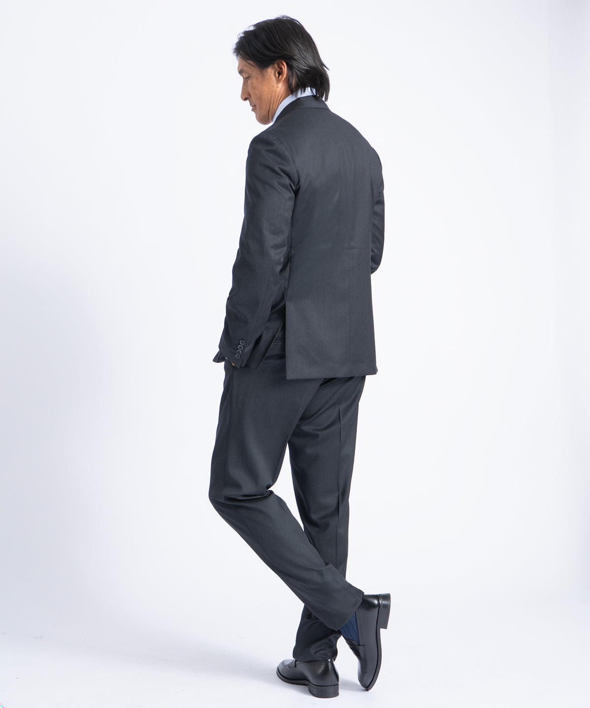 Charcoal Myles Super 110's Soft Construction Suit