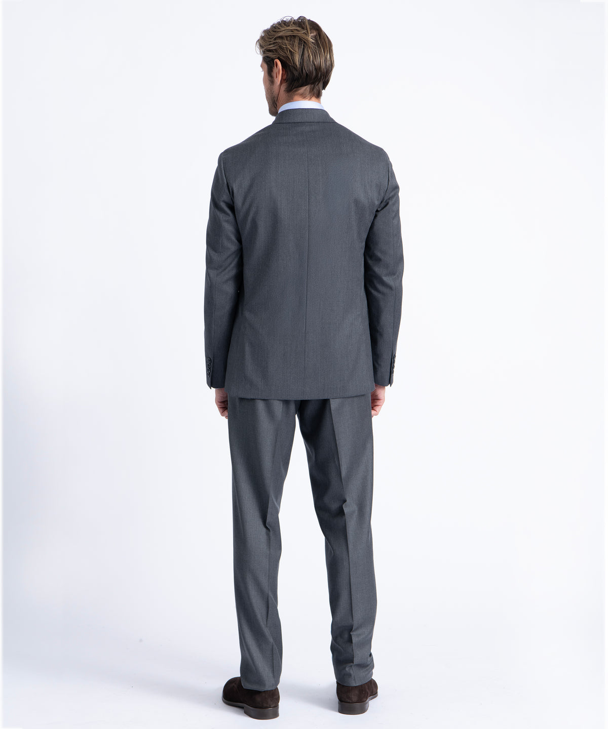 Grey Myles Super 110's Soft Construction Suit