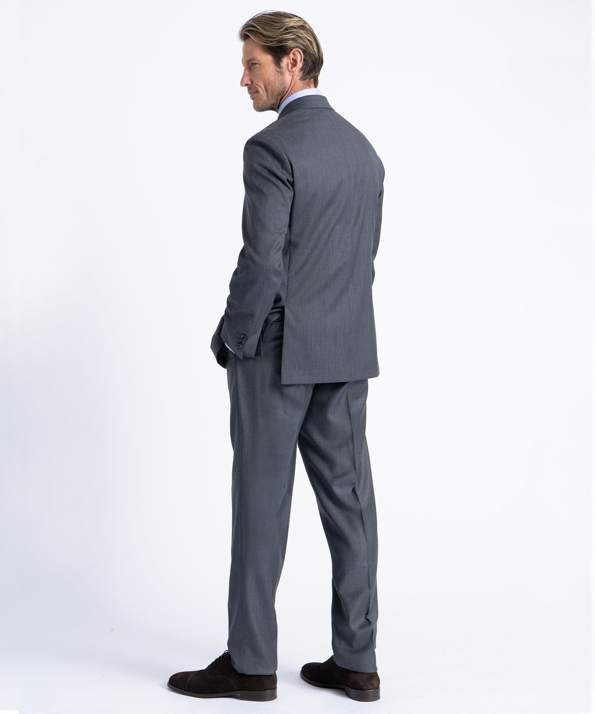 Grey Myles Super 110's Soft Construction Suit