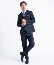 Navy Myles Super 110's Soft Construction Suit