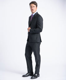 Black Myles Super 130’s Twill Soft Construction Suit