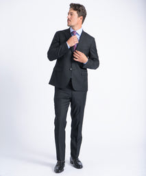 Black Myles Super 130’s Twill Soft Construction Suit