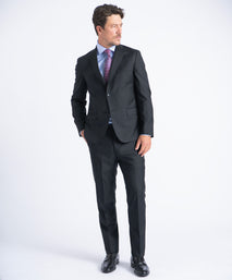 Black Myles Super 130’s Twill Soft Construction Suit