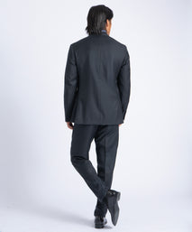 Charcoal Myles Super 130's Twill Soft Construction Suit