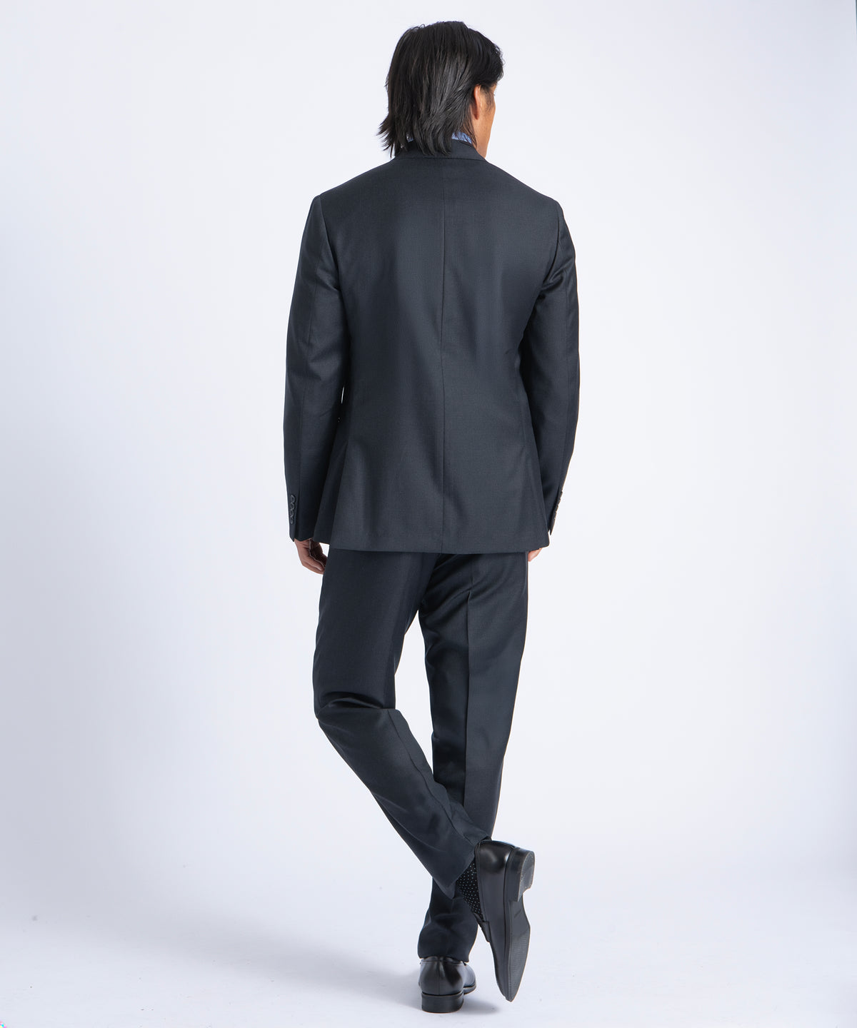Charcoal Myles Super 130's Twill Soft Construction Suit