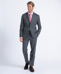 Grey Myles Super 130's Twill Soft Construction Suit