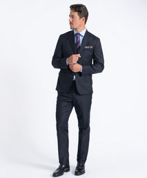 Navy Myles Super 130's Twill Soft Construction Suit