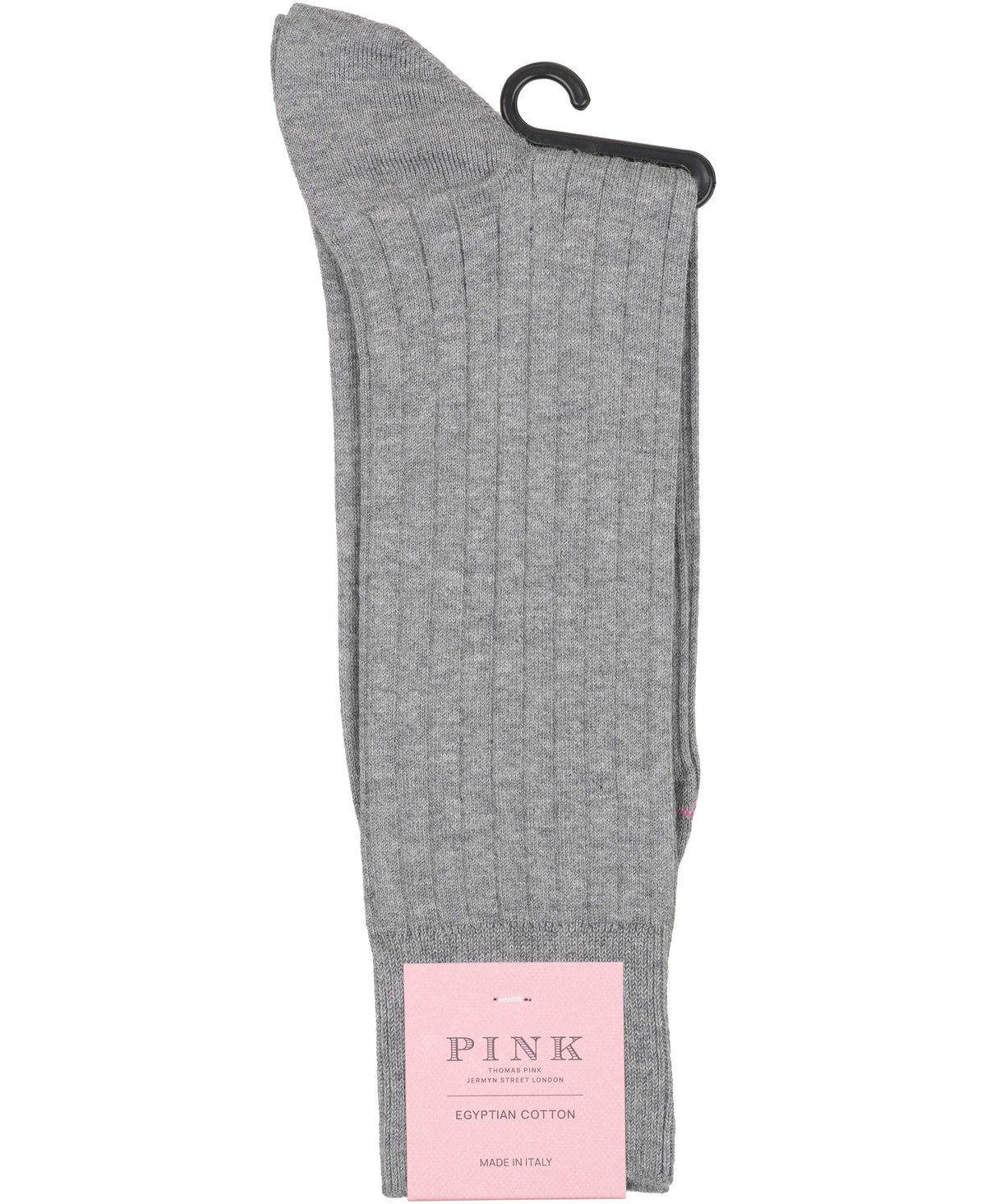 Grey Dress Rib Egyptian Cotton Sock