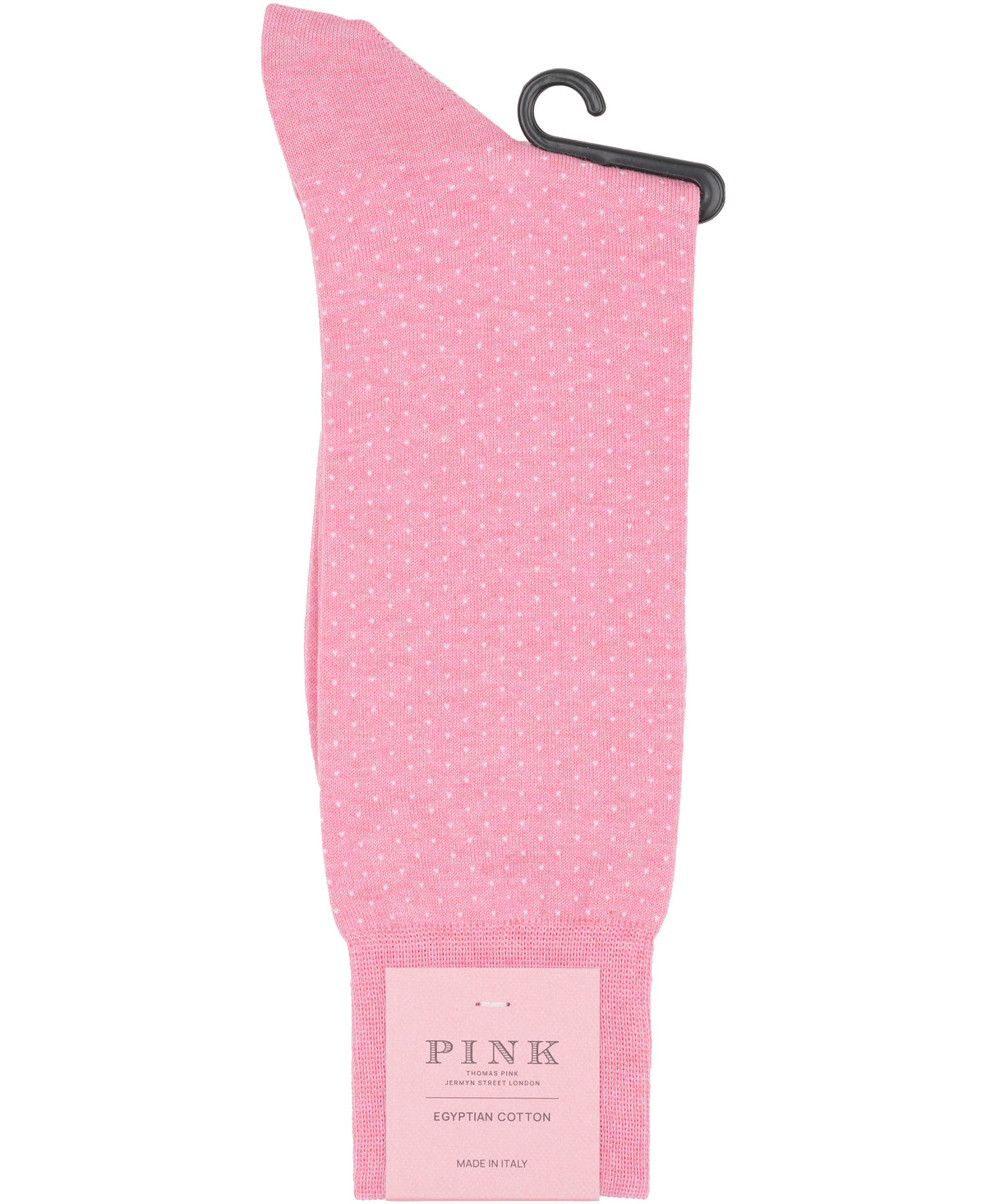 Tea Rose Pin Dot Crew Sock