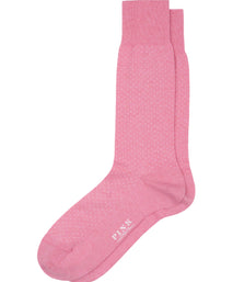 Tea Rose Pin Dot Crew Sock