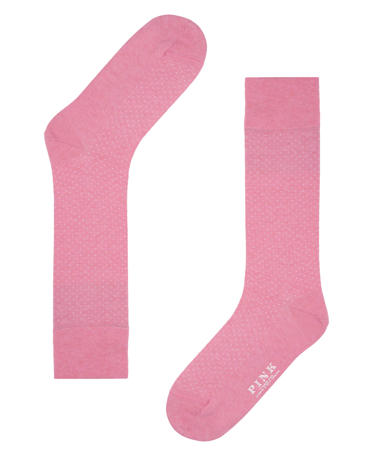 Tea Rose Pin Dot Crew Sock