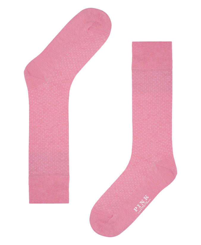 Tea Rose Pin Dot Crew Sock