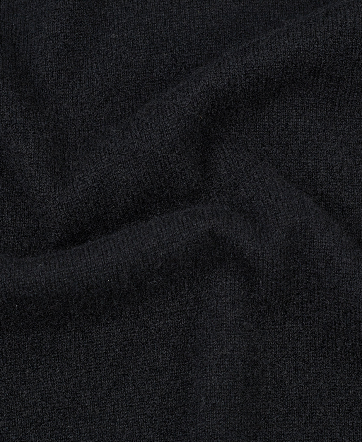 Black Cashmere Crewneck Sweater