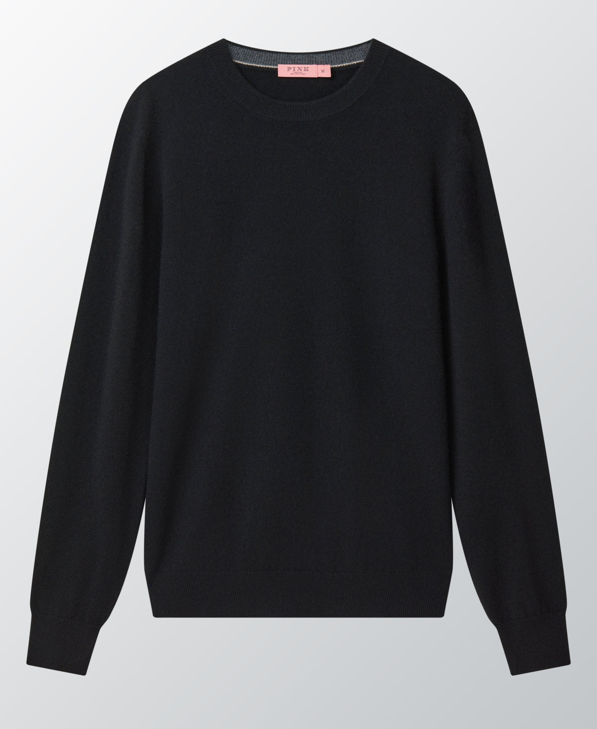 Black Cashmere Crewneck Sweater