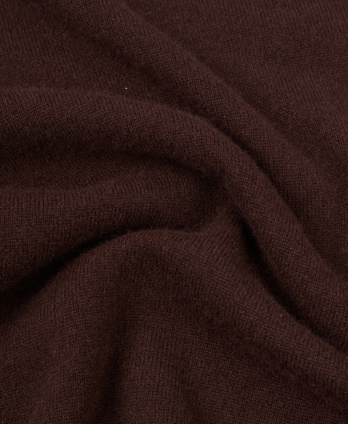 Chocolate Cashmere Crewneck Sweater