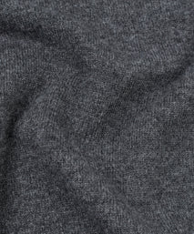 Dark Grey Cashmere Crewneck Sweater