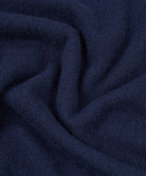 Dark Navy Cashmere Crewneck Sweater