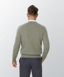 Green Grass 100% Cashmere Crewneck Sweater