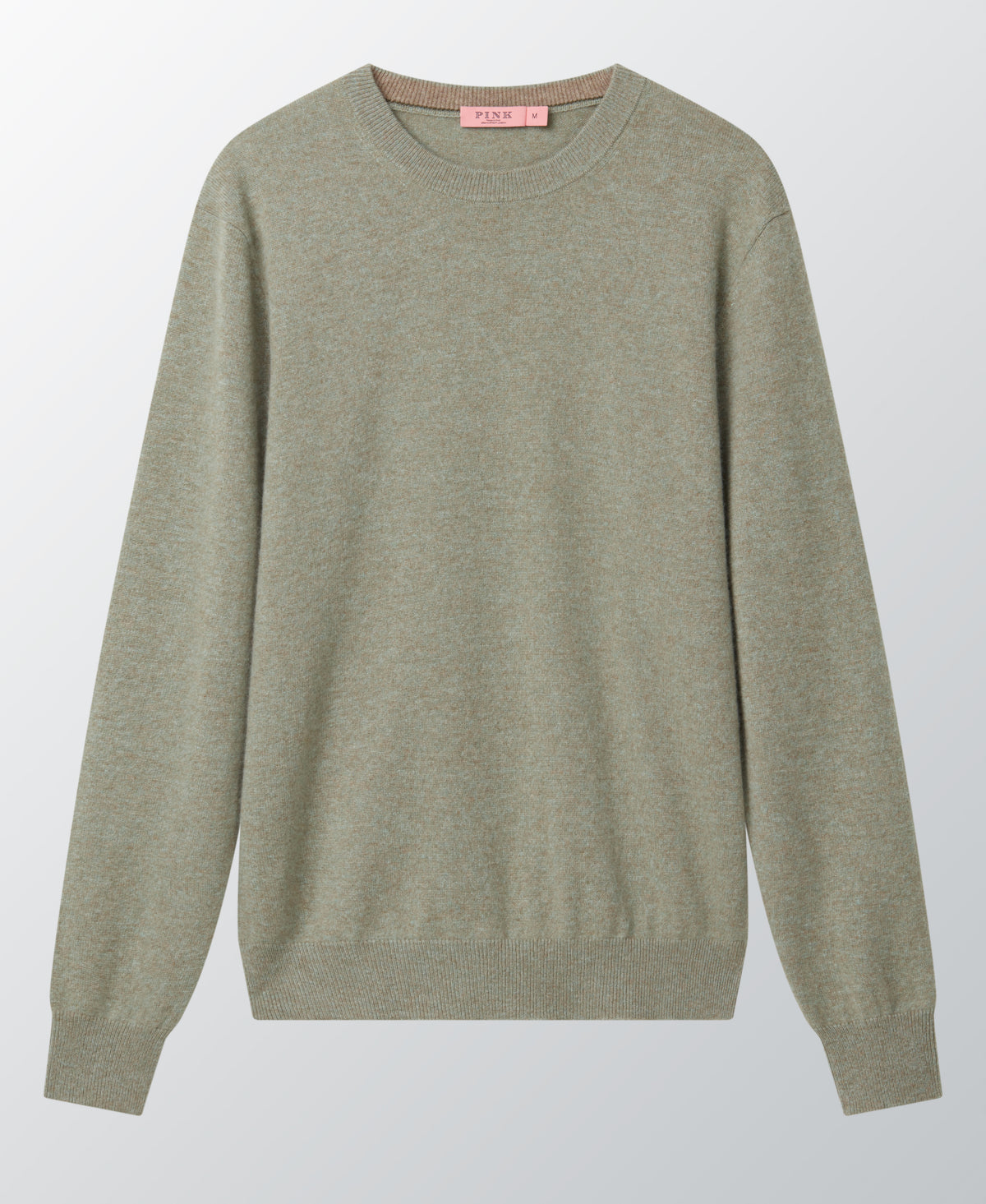 Green Grass 100% Cashmere Crewneck Sweater