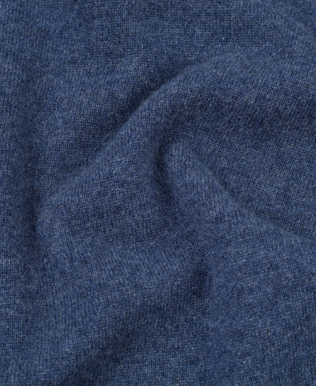Indigo Cashmere Crewneck Sweater