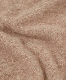 Oatmeal Cashmere Crewneck Sweater