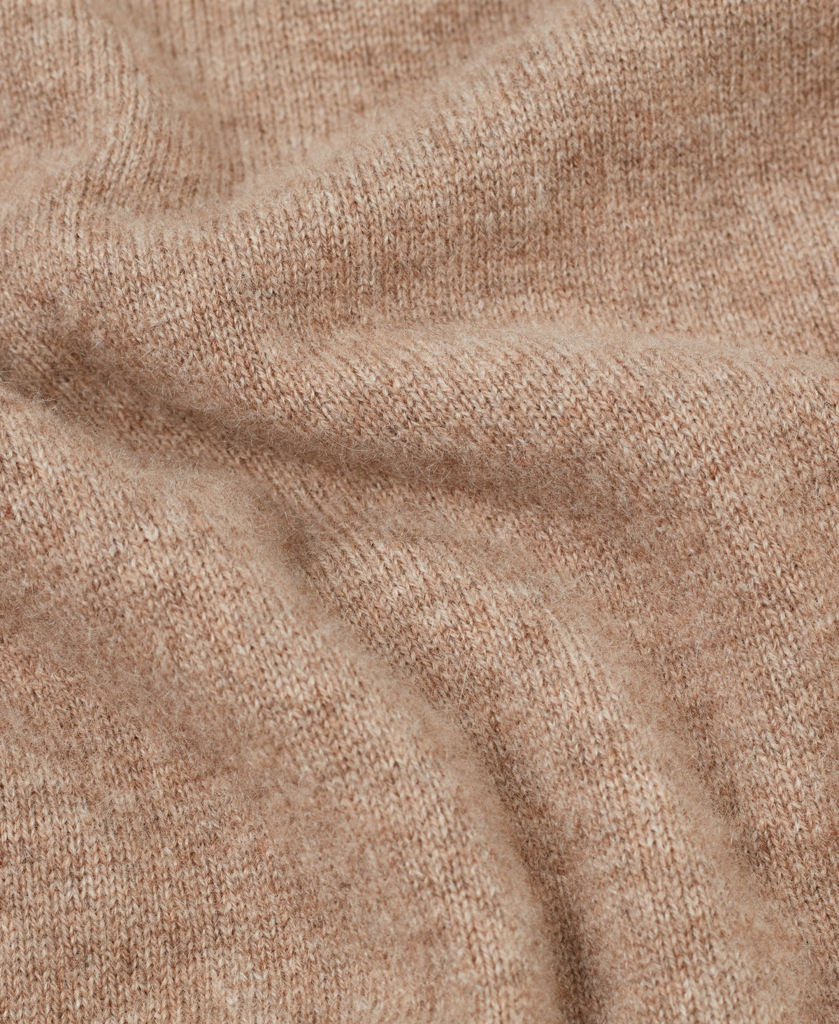 Oatmeal Cashmere Crewneck Sweater