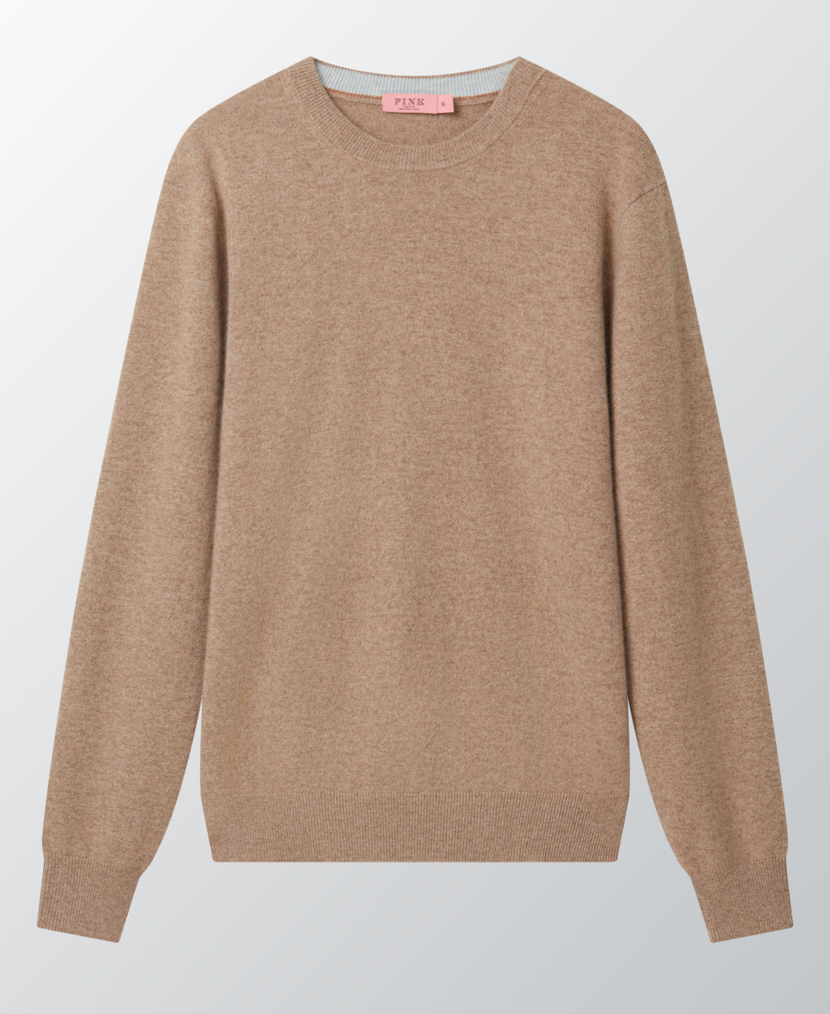 Oatmeal Cashmere Crewneck Sweater