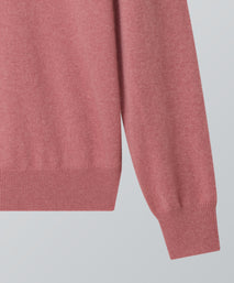 Rose Cashmere Crewneck Sweater
