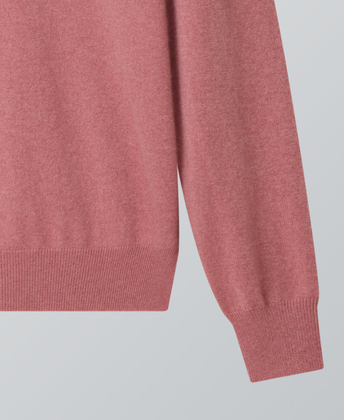 Rose Cashmere Crewneck Sweater