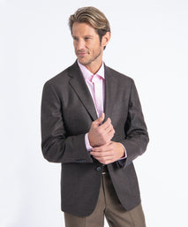 Brown Logan Superfine Merino Wool Blazer