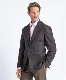 Brown Logan Superfine Merino Wool Blazer