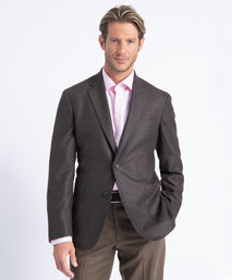 Brown Logan Superfine Merino Wool Blazer