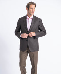 Brown Logan Superfine Merino Wool Blazer