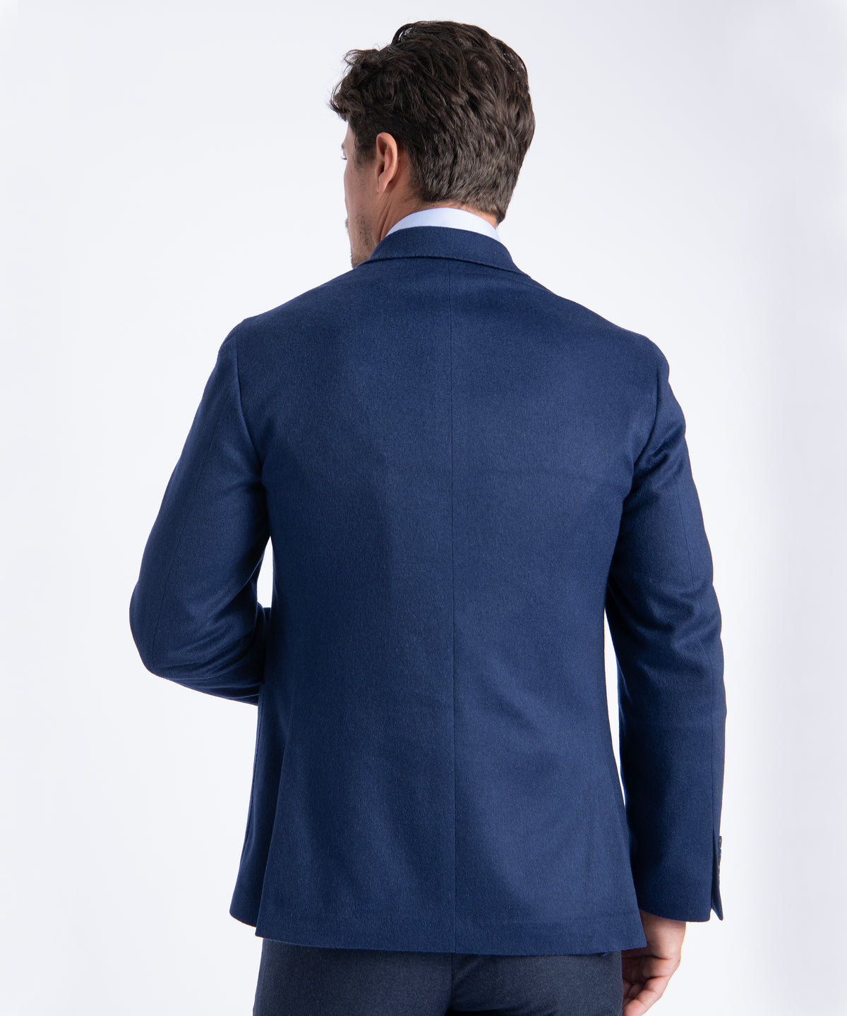 Bright Navy Morgan 100% Luxe Pure Cashmere Blazer