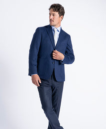 Bright Navy Morgan 100% Luxe Pure Cashmere Blazer
