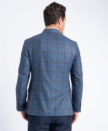 Blue Plaid Oliver Tweed Blazer